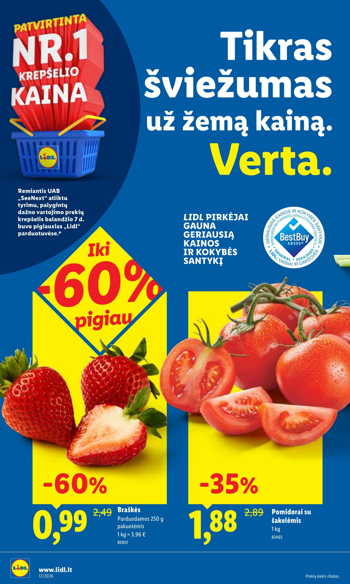 Lidl - LIDL SAVAITĖS Maisto prekių akcijų leidinys 32 puslapis