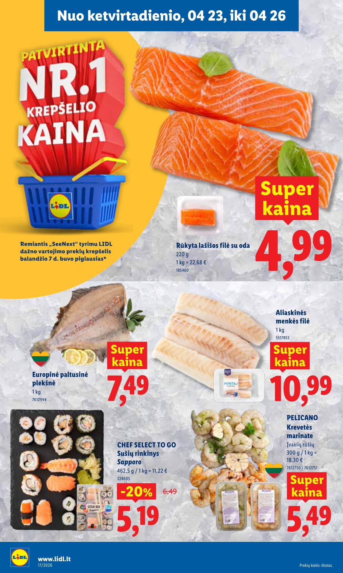 Lidl - LIDL SAVAITĖS Maisto prekių akcijų leidinys 34 puslapis