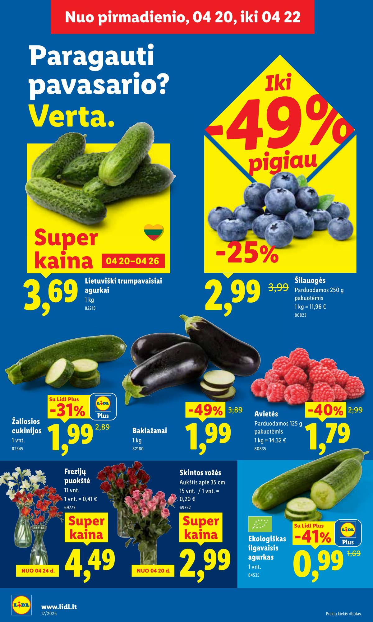 Lidl - LIDL SAVAITĖS Maisto prekių akcijų leidinys 4 puslapis