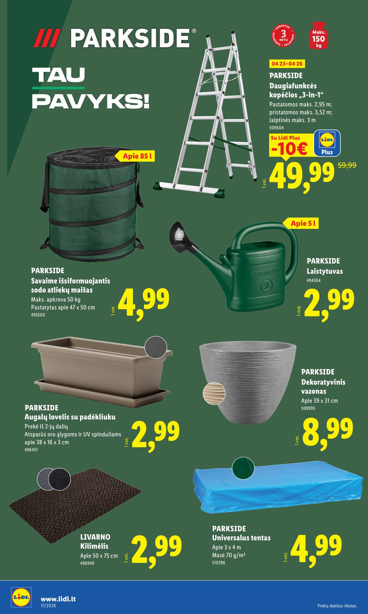 Lidl - LIDL Ne maisto prekių akcijų leidinys 14 puslapis