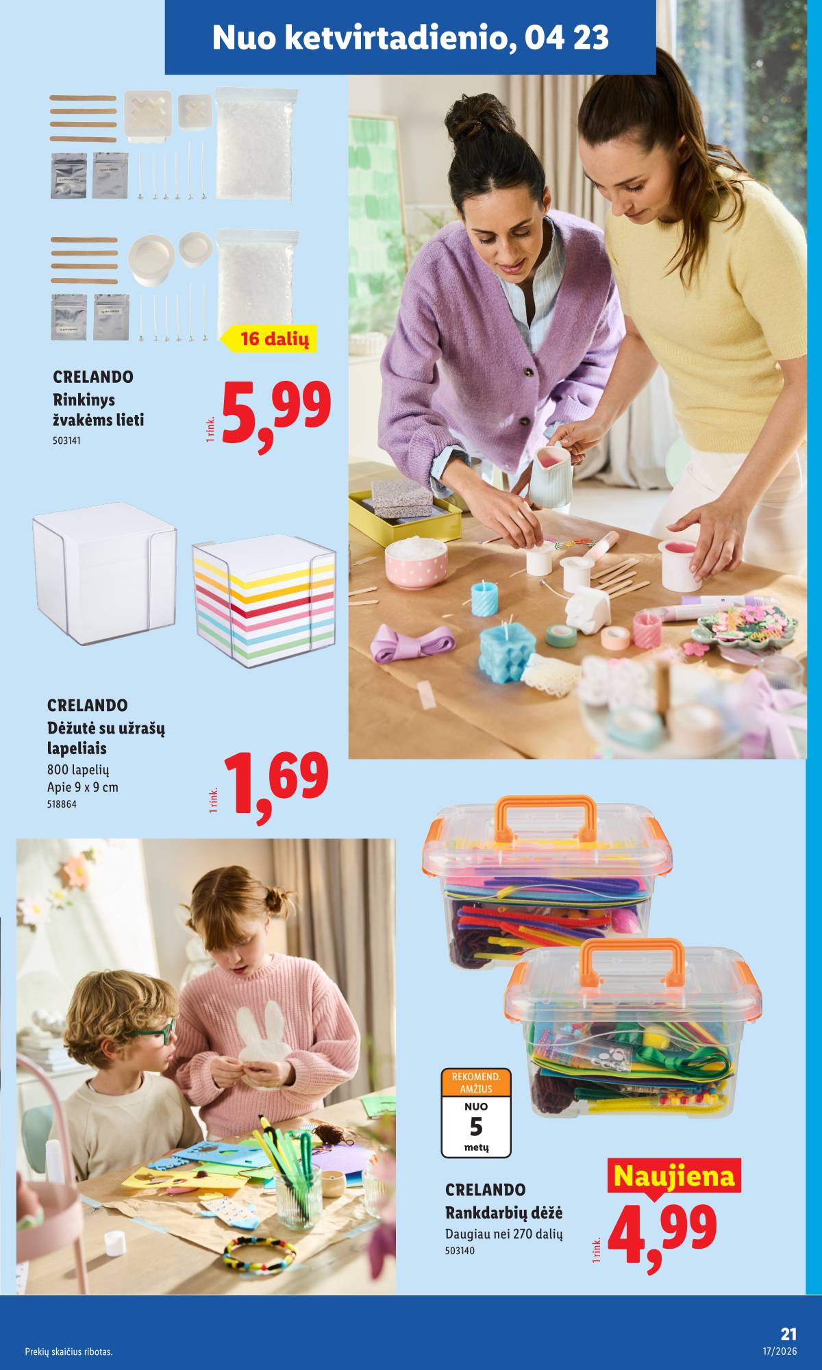 Lidl - LIDL Ne maisto prekių akcijų leidinys 21 puslapis