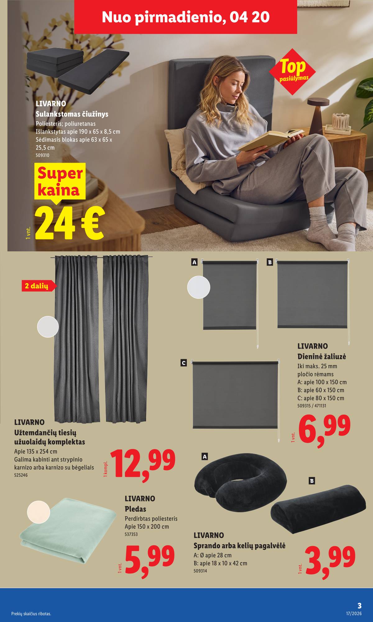 Lidl - LIDL Ne maisto prekių akcijų leidinys 3 puslapis