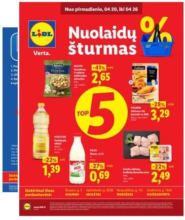 Lidl - Keturiose LIDL parduotuvėse! 2026-04-20 – 2026-04-26