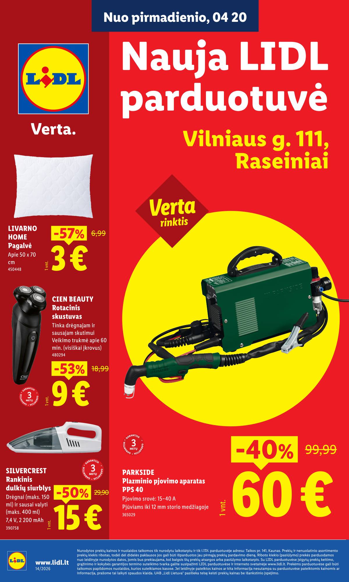 Lidl - Nauja parduotuvė Raseiniuose 1 puslapis