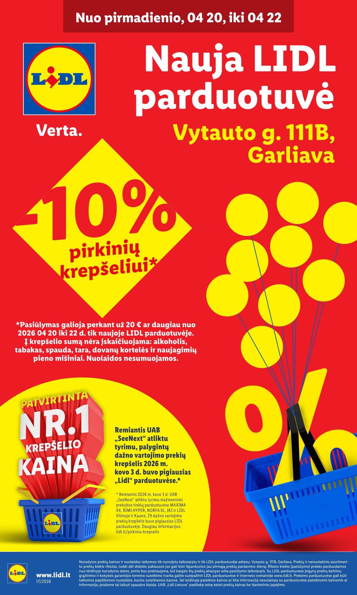 Lidl - Nauja parduotuvė Garliavoje 1 puslapis
