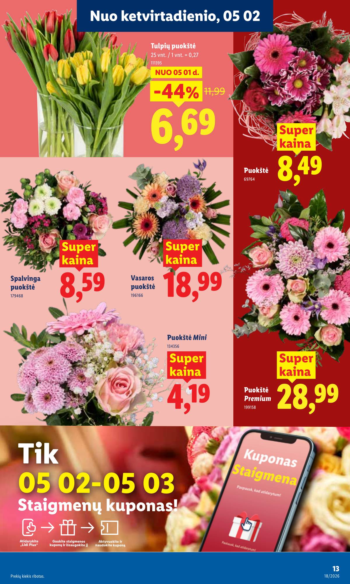 Lidl - LIDL SAVAITĖS Maisto prekių akcijų leidinys 13 puslapis