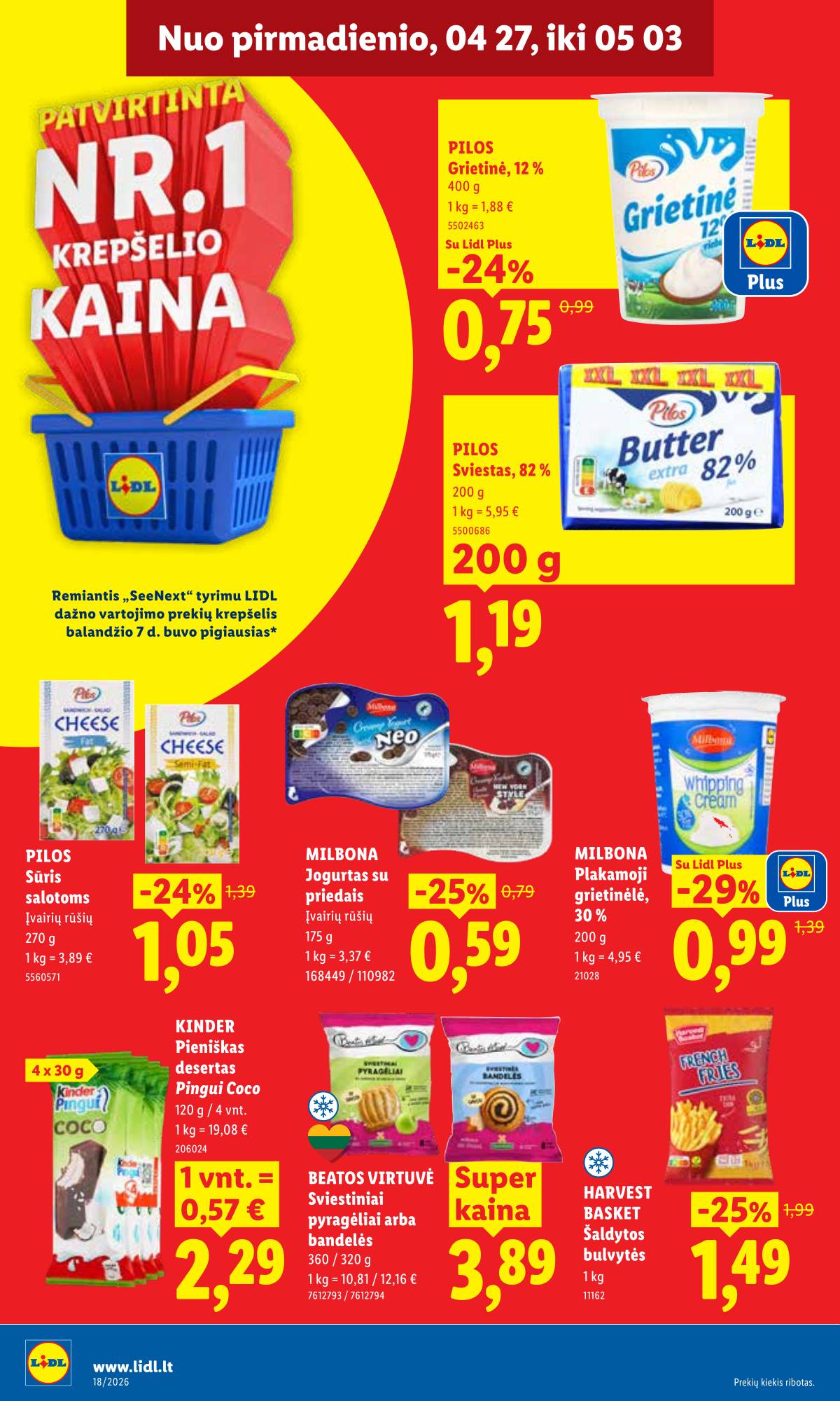 Lidl - LIDL SAVAITĖS Maisto prekių akcijų leidinys 14 puslapis