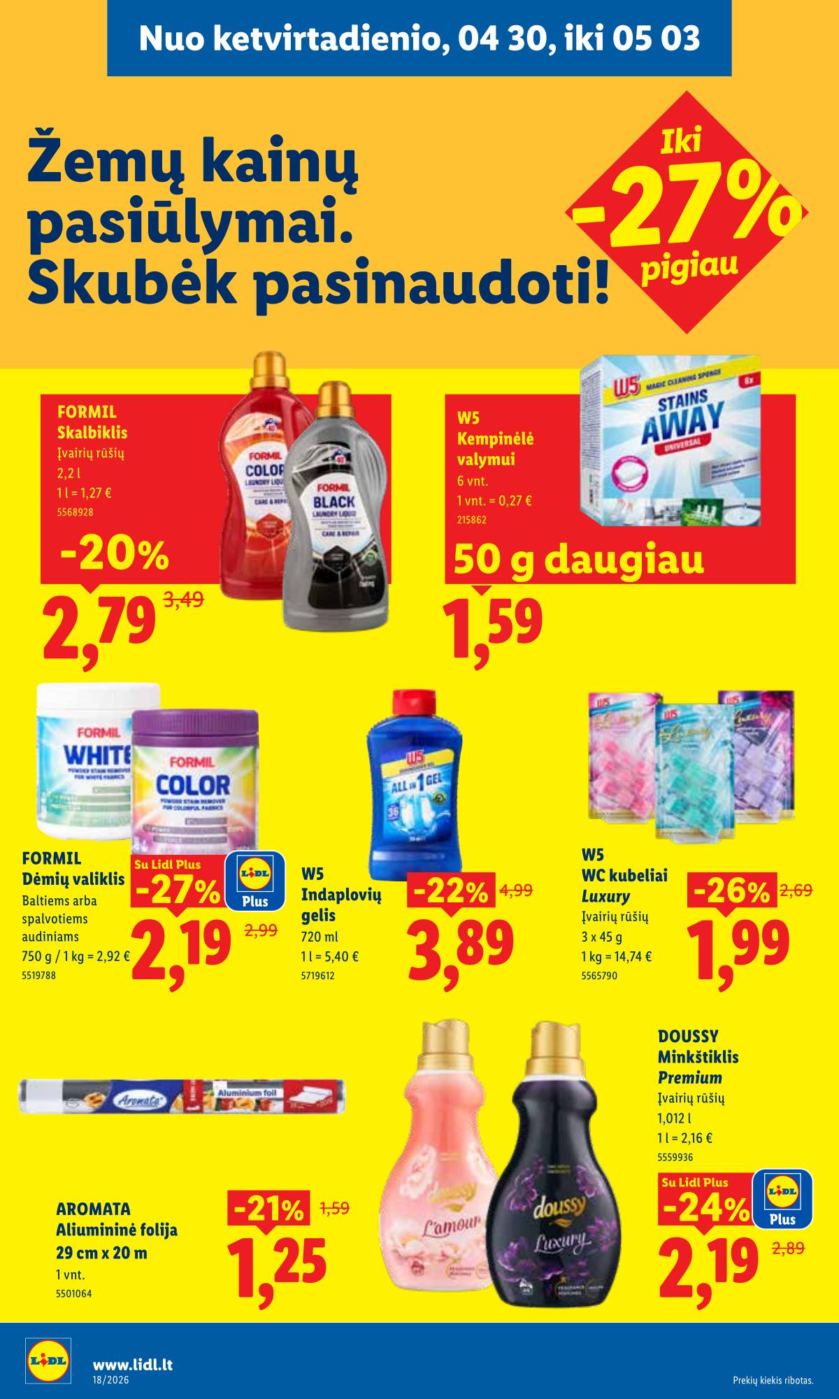 Lidl - LIDL SAVAITĖS Maisto prekių akcijų leidinys 26 puslapis