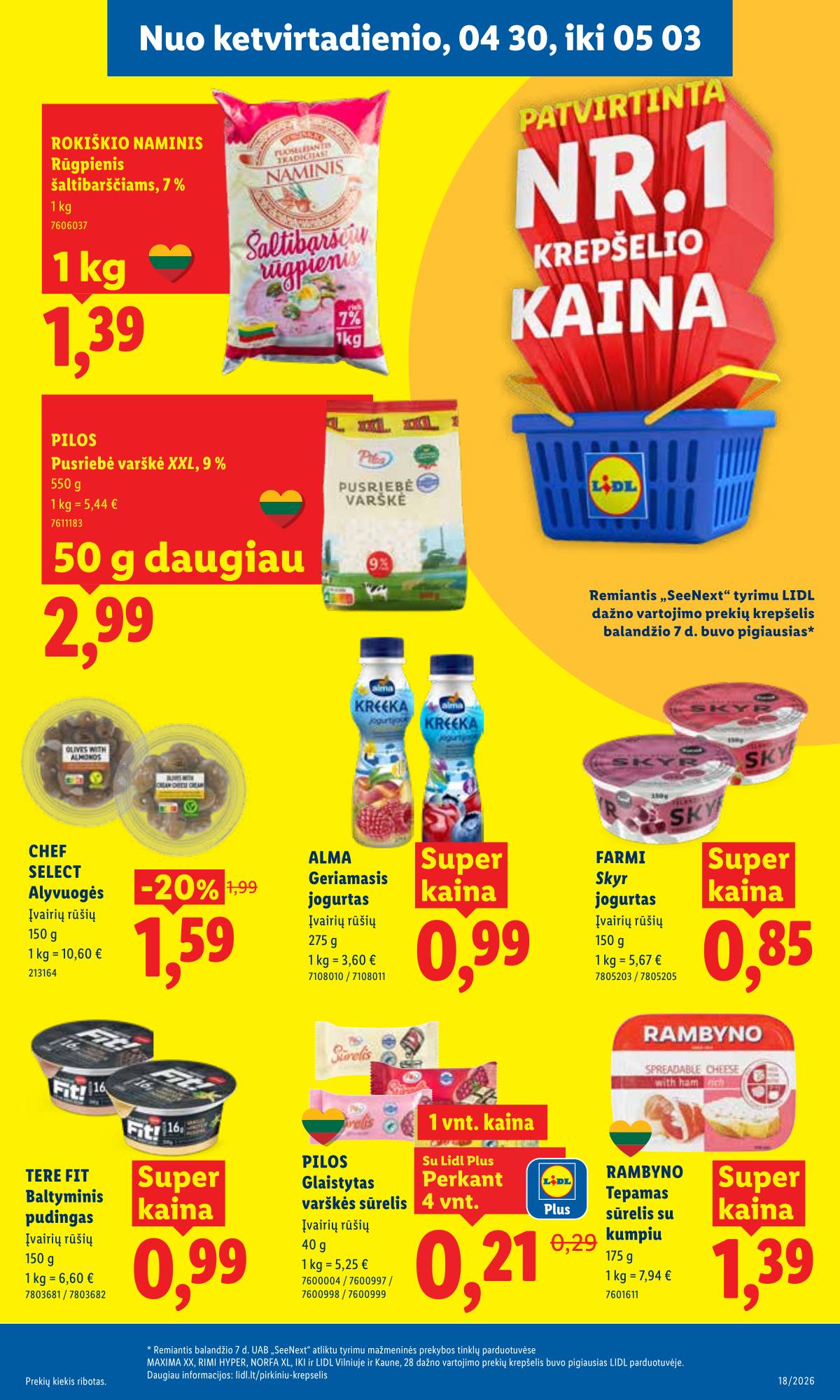 Lidl - LIDL SAVAITĖS Maisto prekių akcijų leidinys 29 puslapis