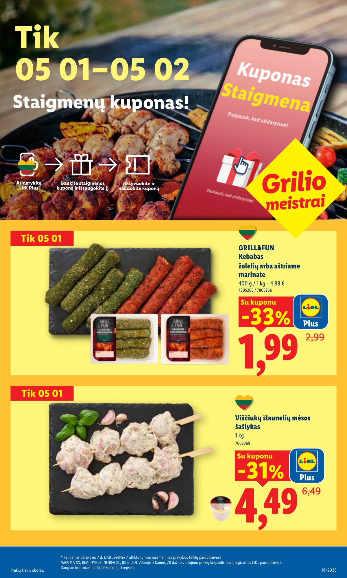 Lidl - LIDL SAVAITĖS Maisto prekių akcijų leidinys 33 puslapis