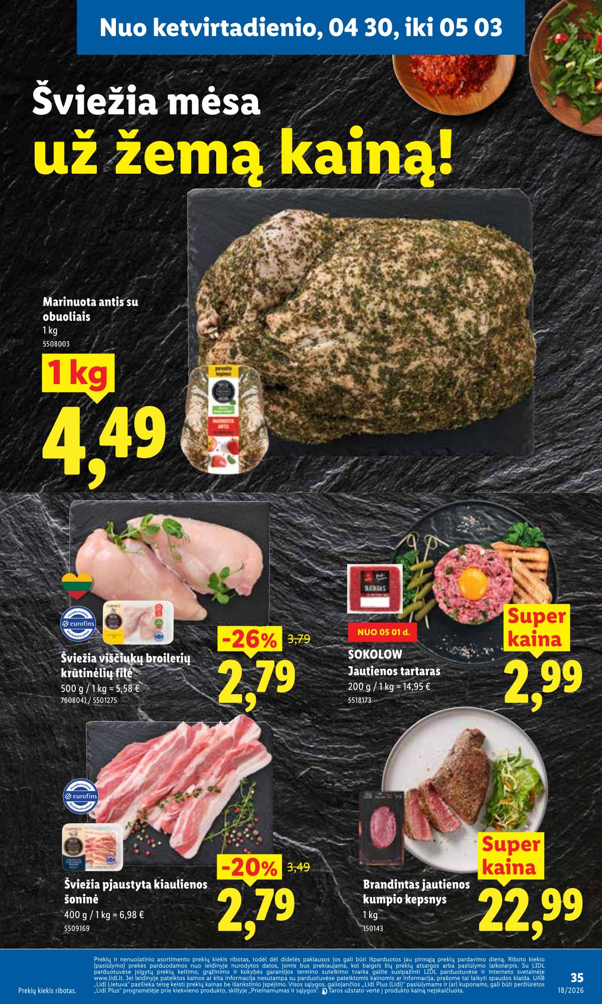 Lidl - LIDL SAVAITĖS Maisto prekių akcijų leidinys 37 puslapis