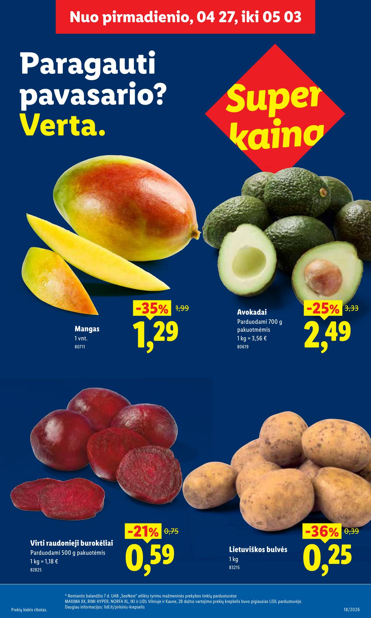 Lidl - LIDL SAVAITĖS Maisto prekių akcijų leidinys 5 puslapis