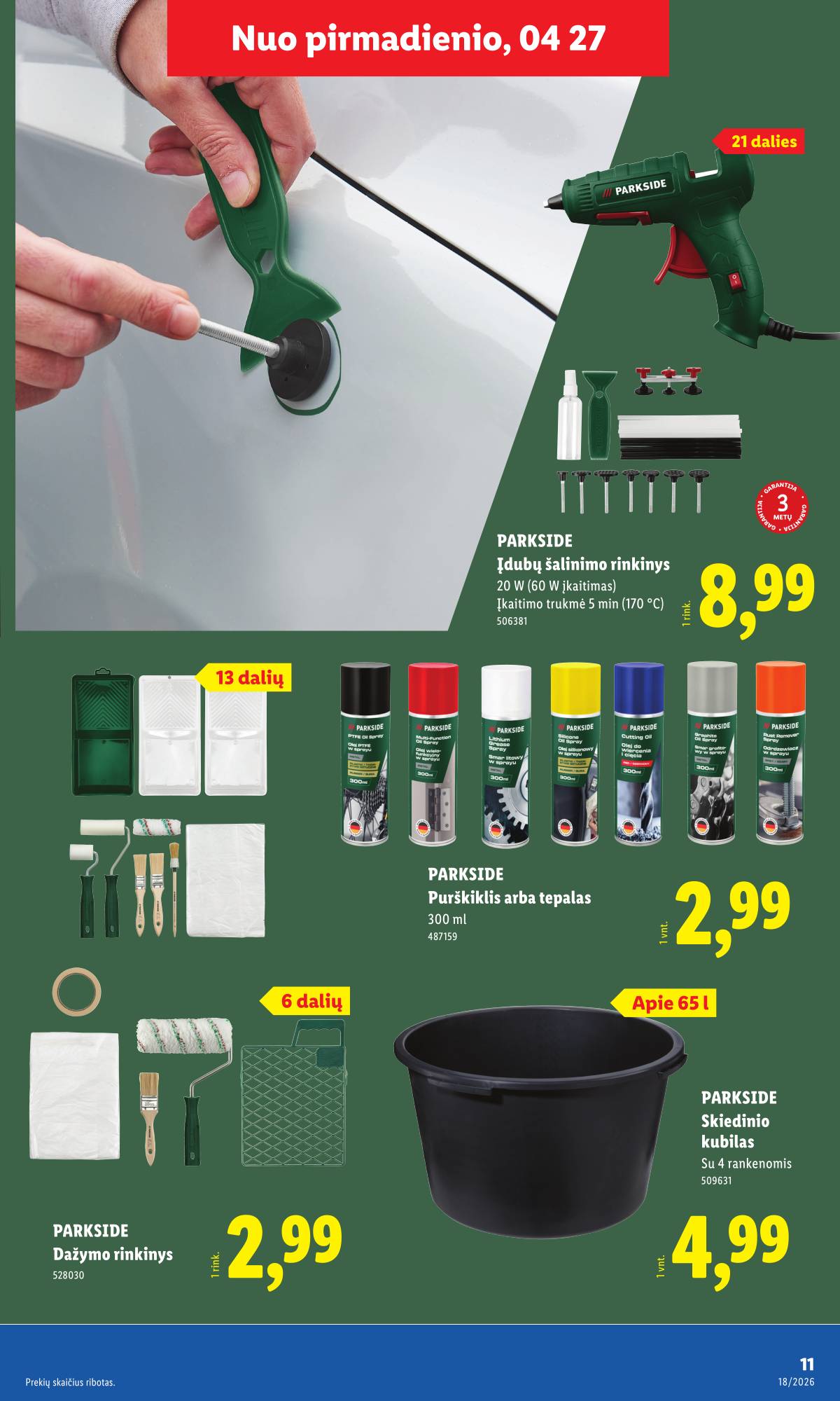 Lidl - LIDL Ne maisto prekių akcijų leidinys 11 puslapis