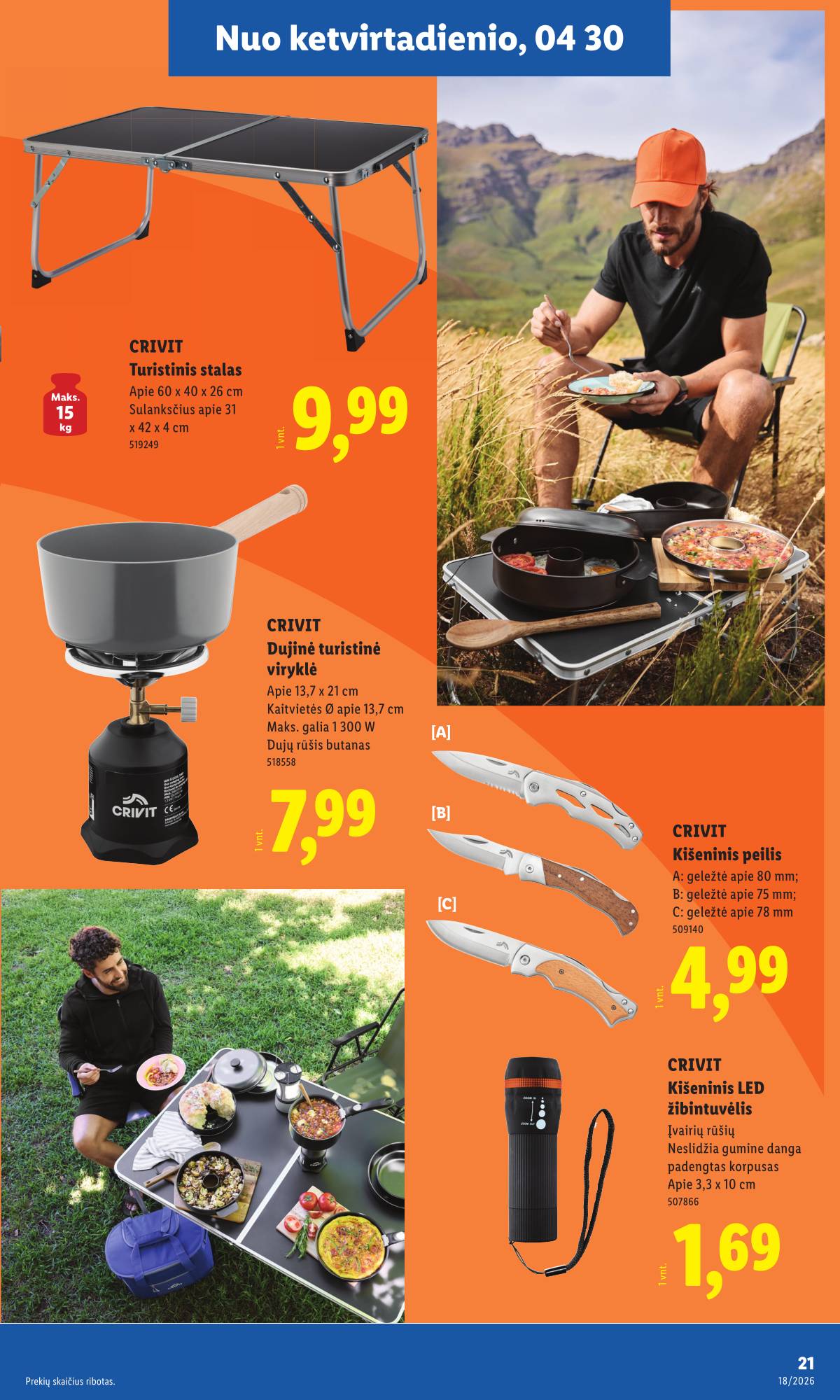 Lidl - LIDL Ne maisto prekių akcijų leidinys 21 puslapis