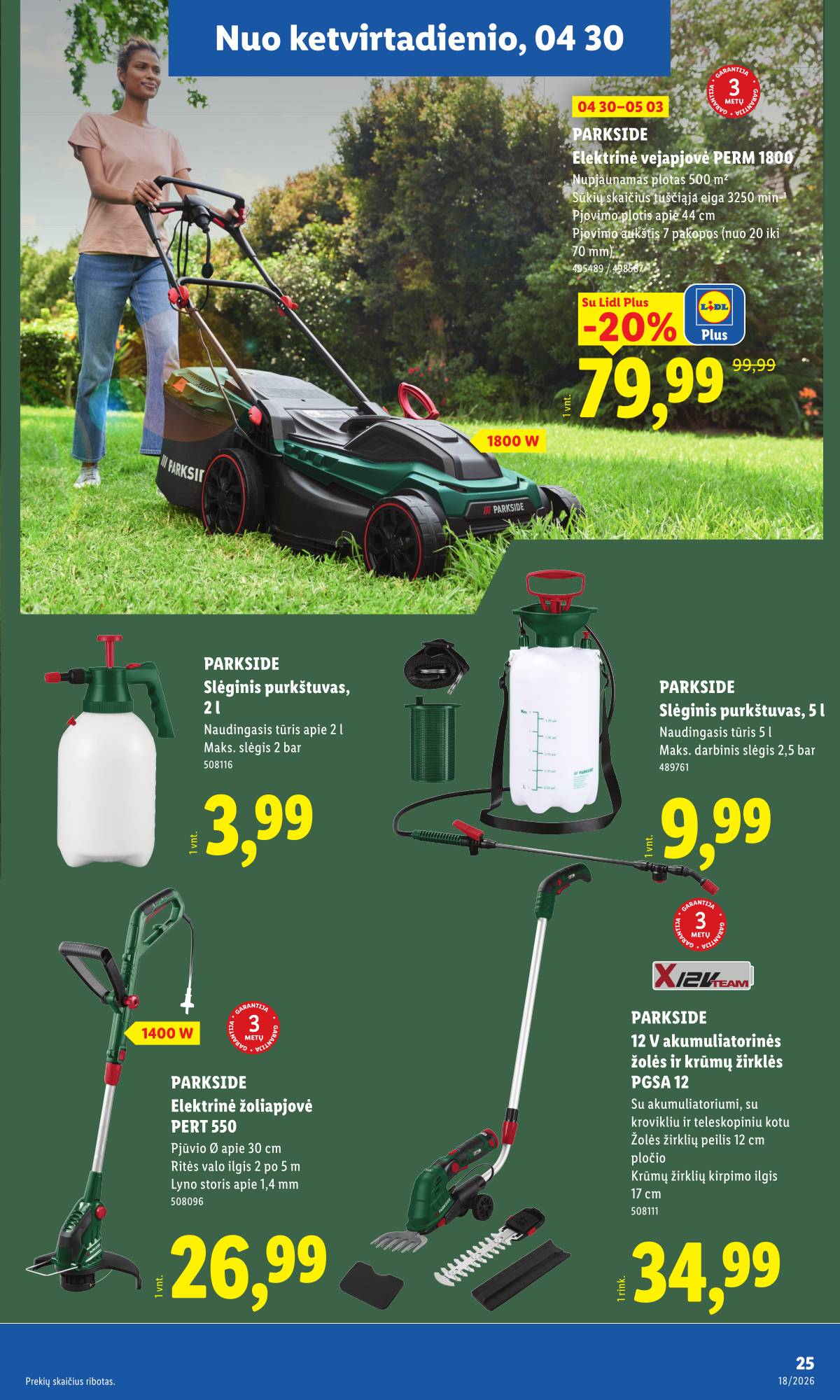 Lidl - LIDL Ne maisto prekių akcijų leidinys 25 puslapis