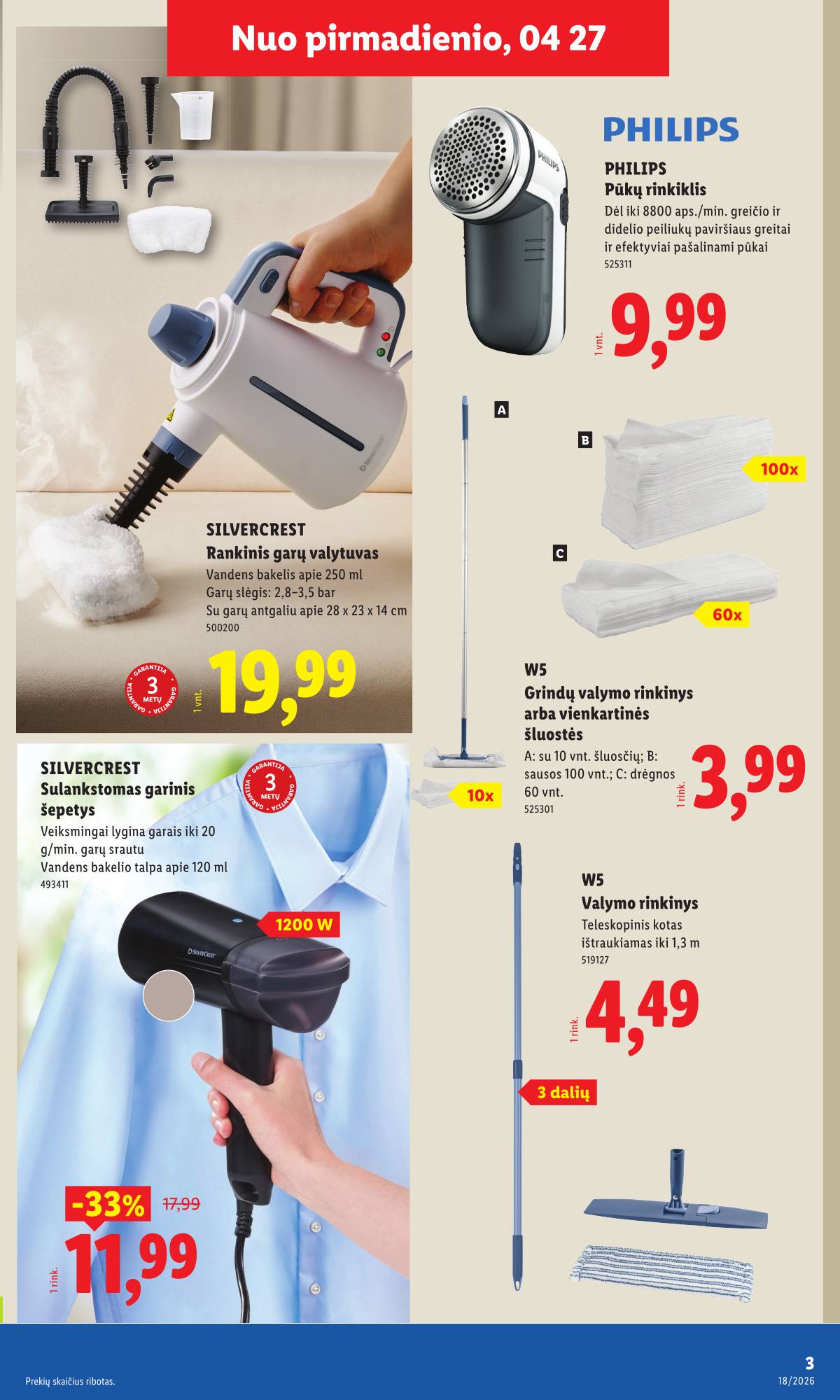 Lidl - LIDL Ne maisto prekių akcijų leidinys 3 puslapis