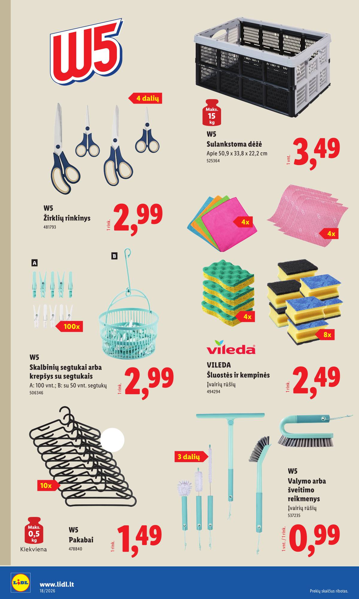 Lidl - LIDL Ne maisto prekių akcijų leidinys 4 puslapis