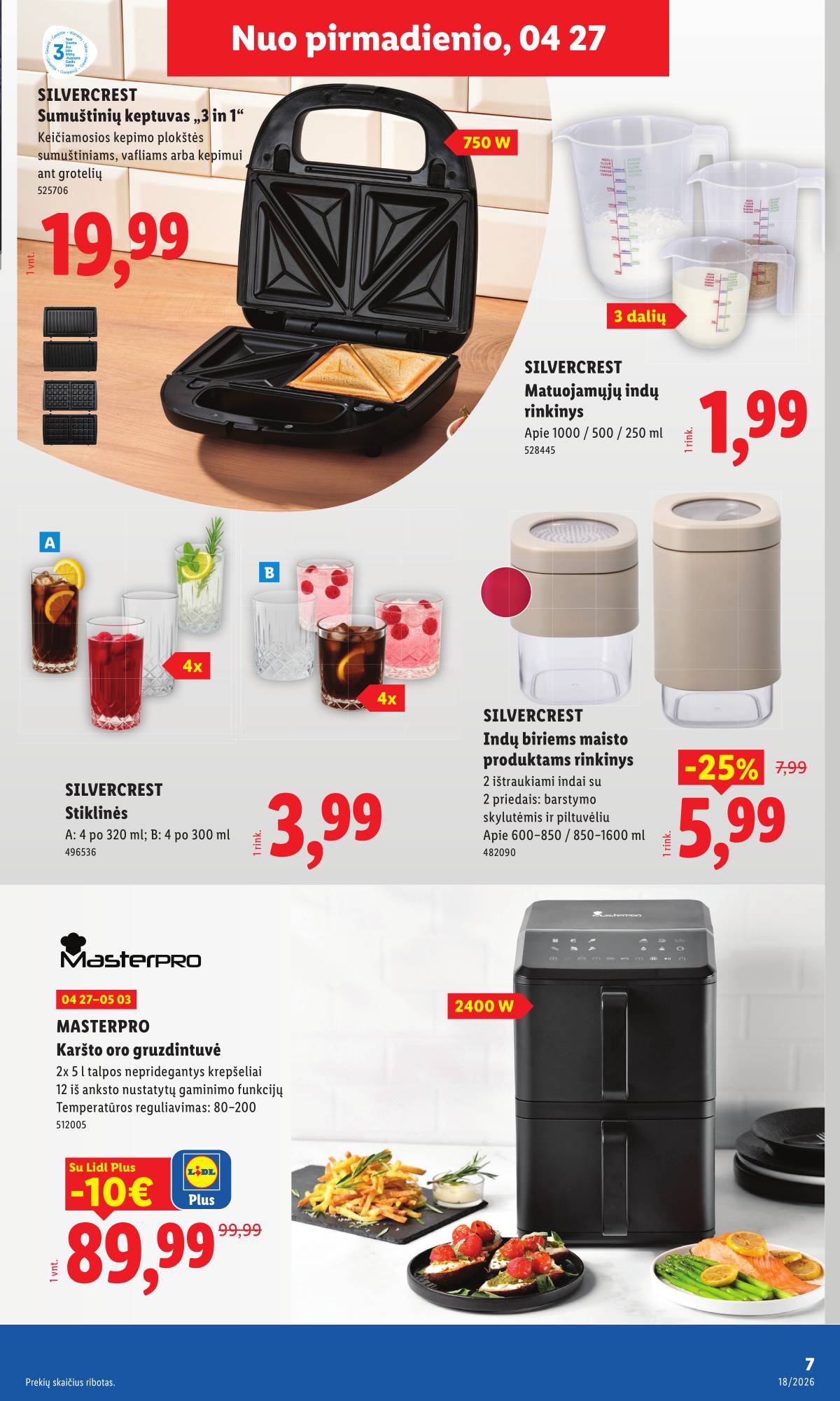 Lidl - LIDL Ne maisto prekių akcijų leidinys 7 puslapis