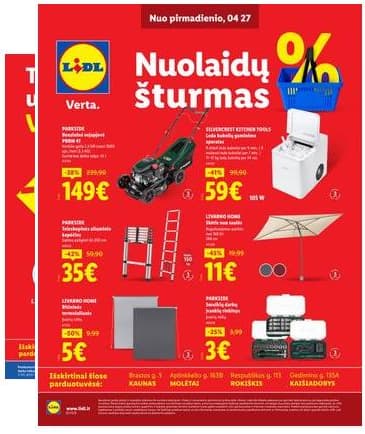 Lidl - Keturiose LIDL parduotuvėse! 2026-04-27 – 2026-05-03