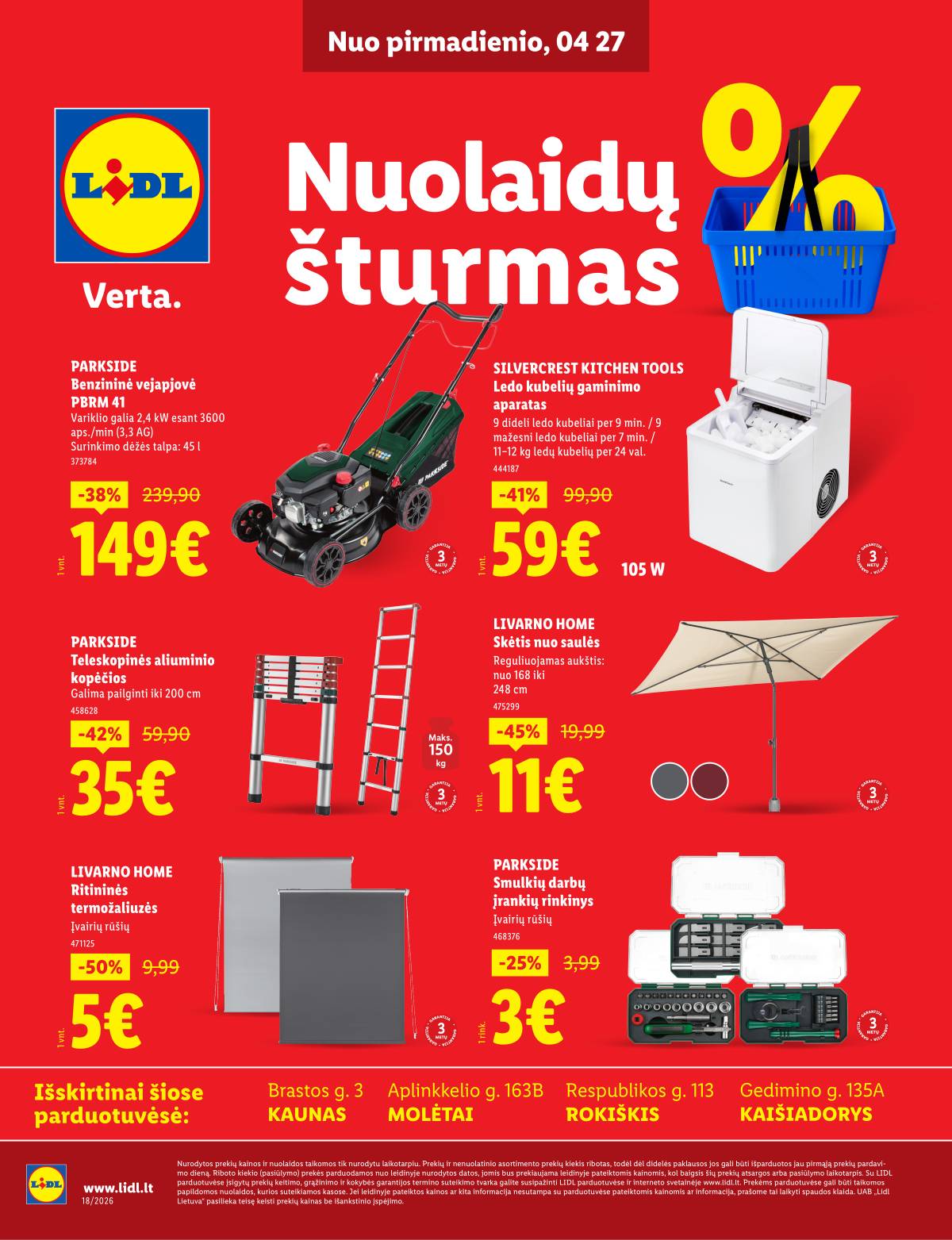 Lidl - Keturiose LIDL parduotuvėse! 1 puslapis