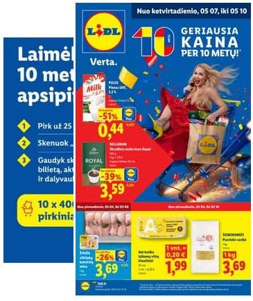 Lidl - LIDL SAVAITĖS Maisto prekių akcijų leidinys 2026-05-04 – 2026-05-10