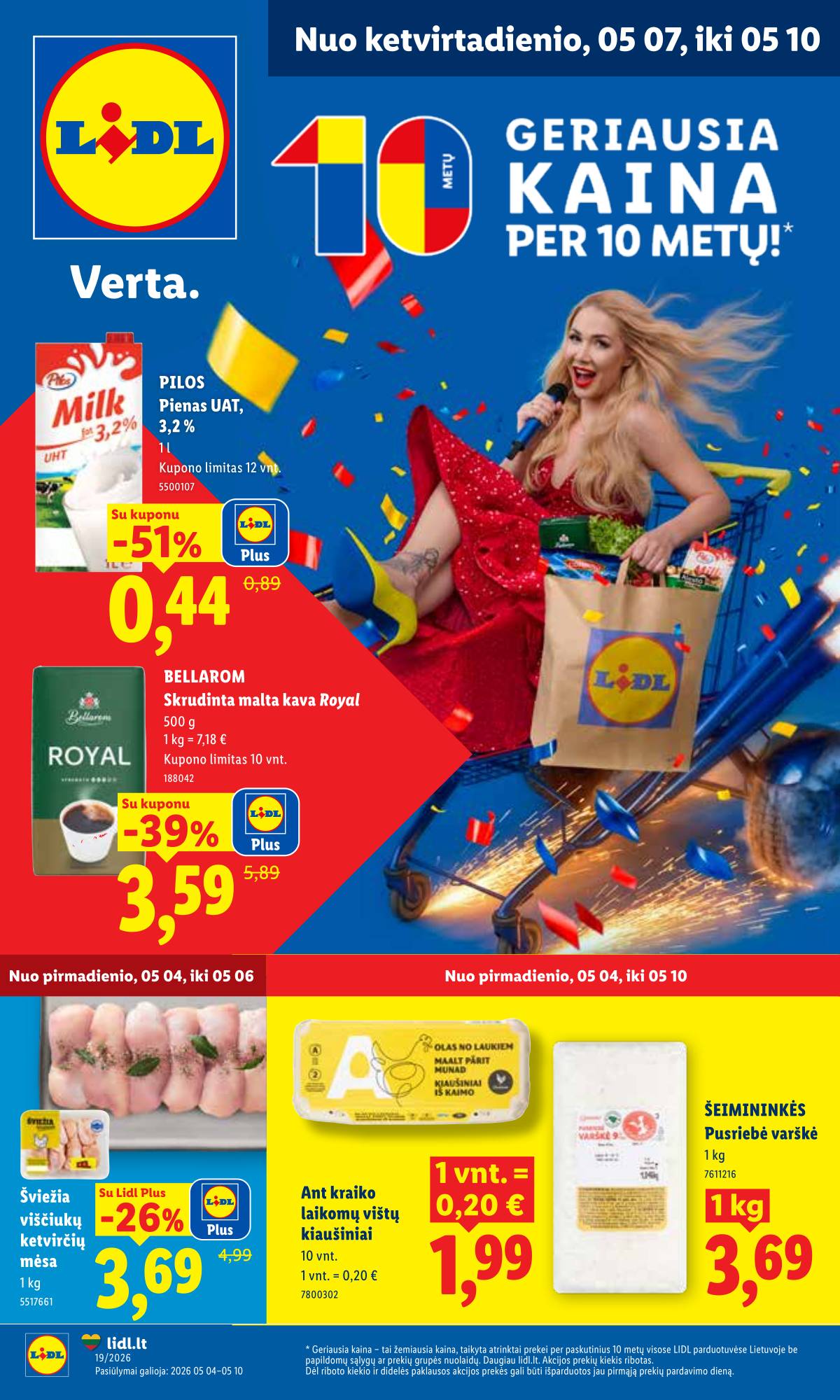 Lidl - LIDL SAVAITĖS Maisto prekių akcijų leidinys 1 puslapis