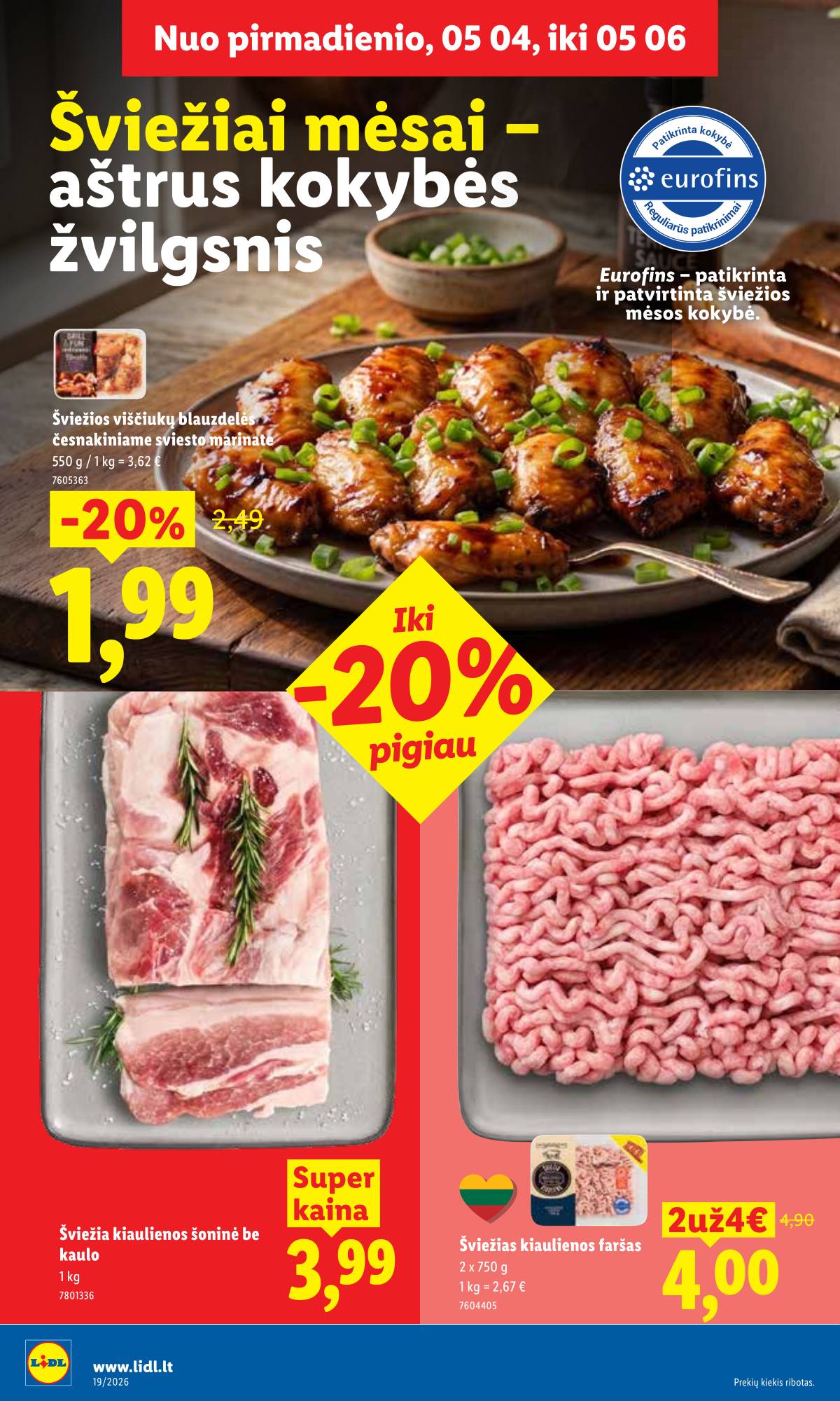 Lidl - LIDL SAVAITĖS Maisto prekių akcijų leidinys 10 puslapis
