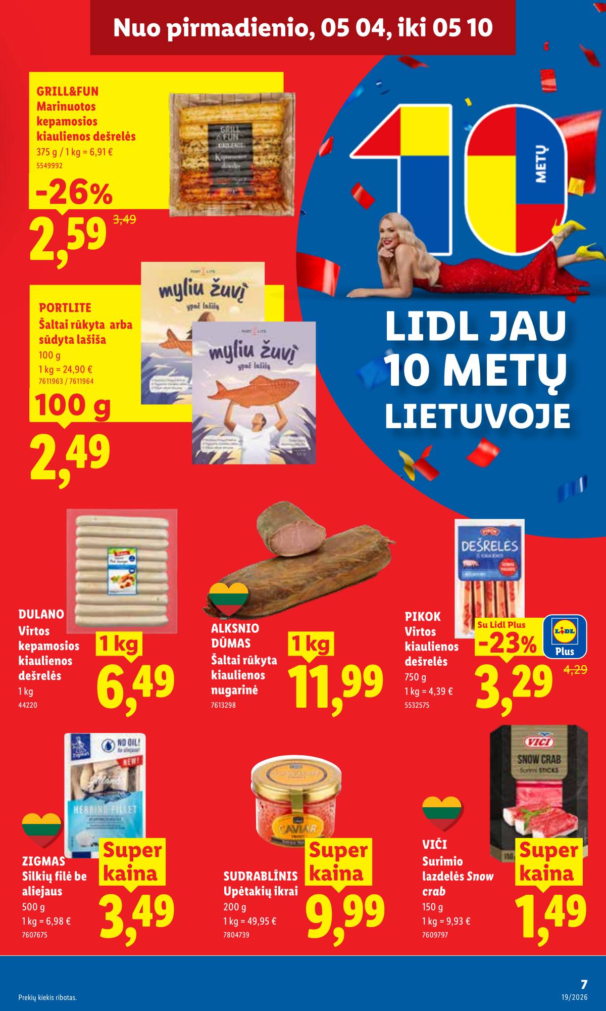 Lidl - LIDL SAVAITĖS Maisto prekių akcijų leidinys 11 puslapis