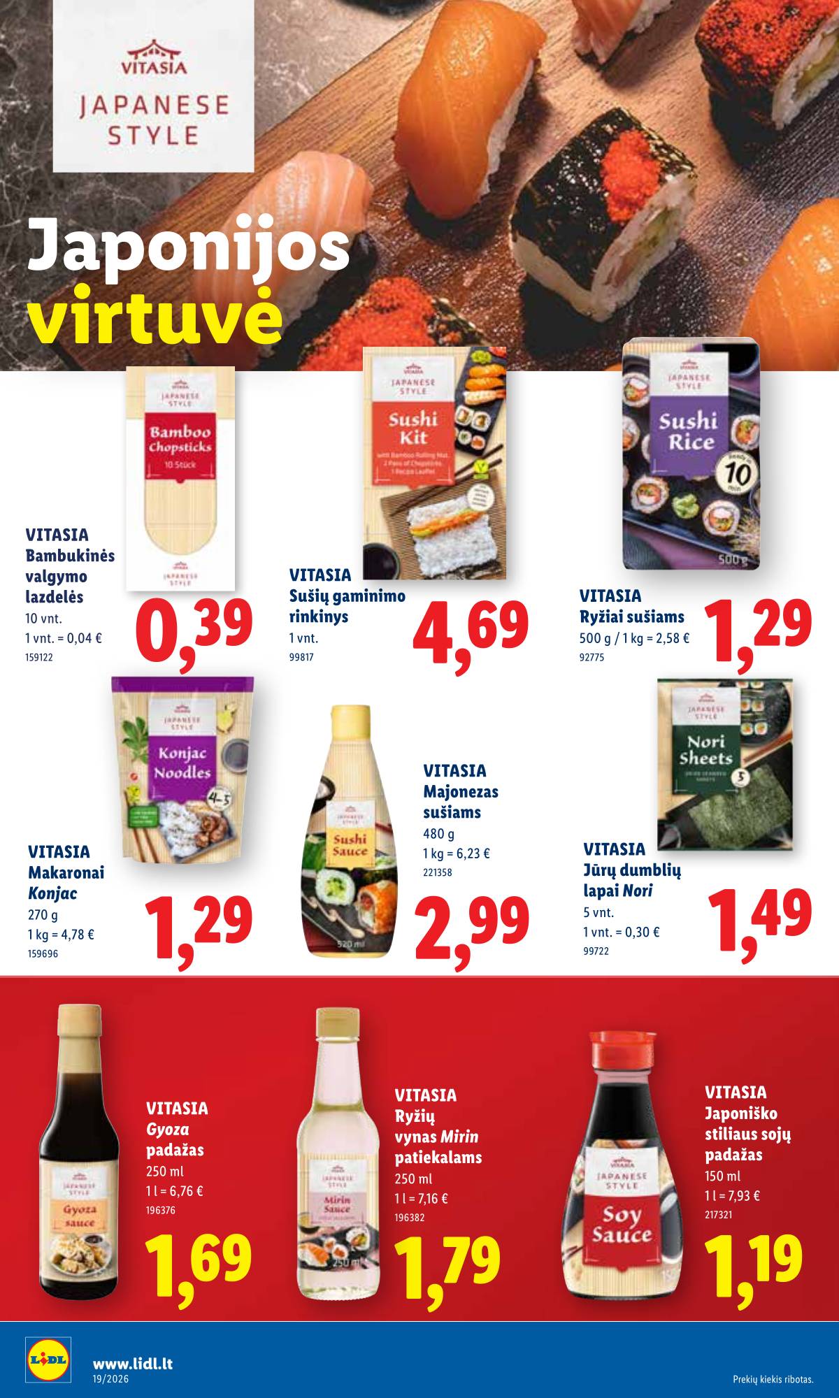 Lidl - LIDL SAVAITĖS Maisto prekių akcijų leidinys 12 puslapis