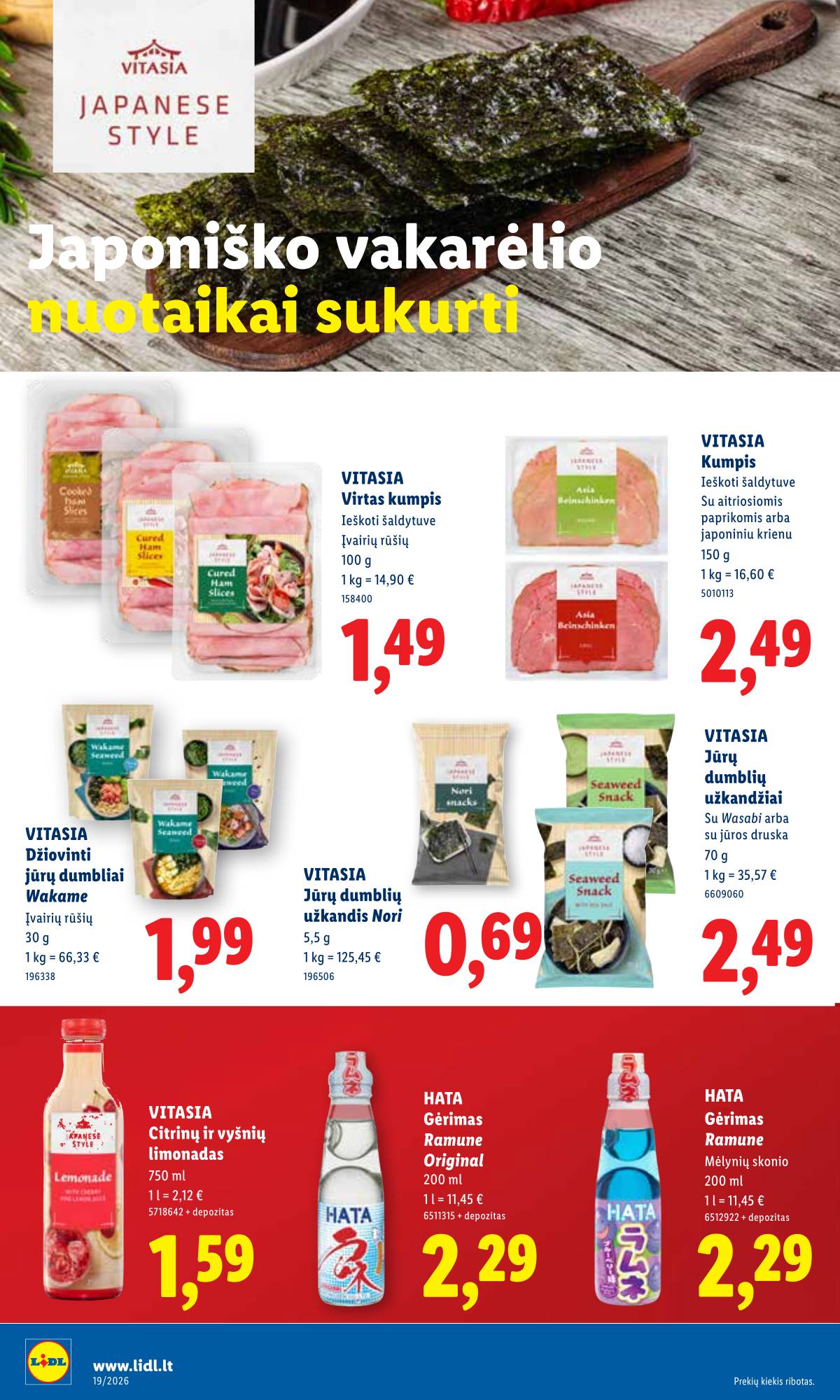 Lidl - LIDL SAVAITĖS Maisto prekių akcijų leidinys 14 puslapis