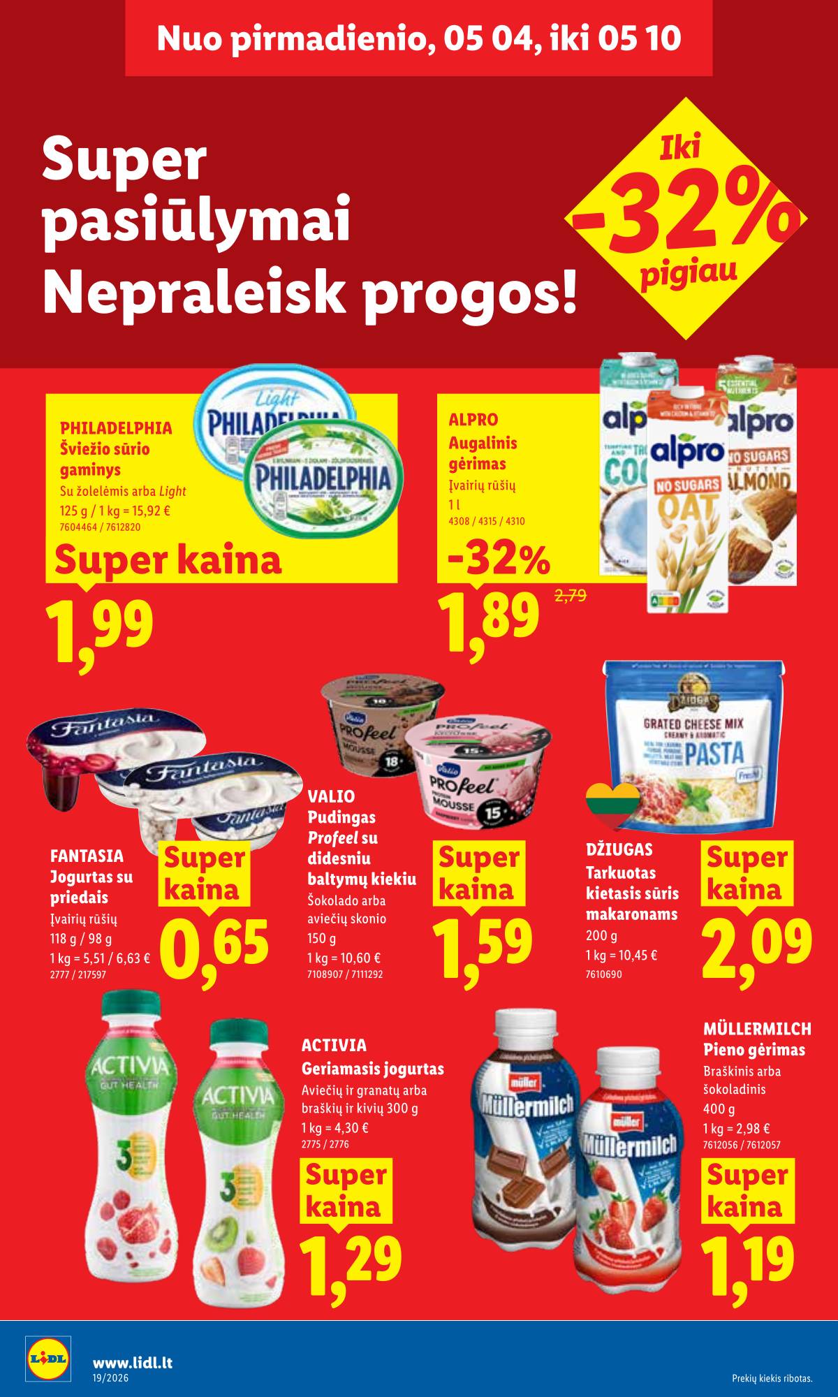 Lidl - LIDL SAVAITĖS Maisto prekių akcijų leidinys 18 puslapis