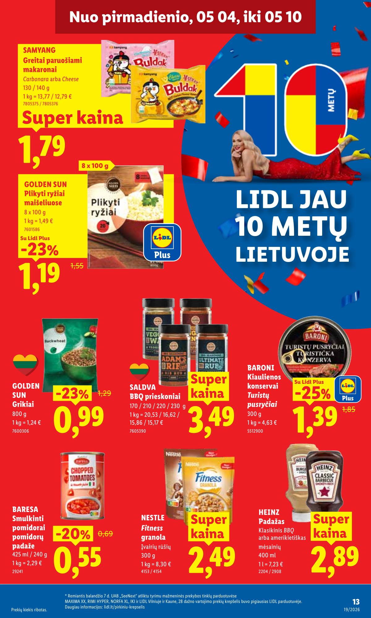 Lidl - LIDL SAVAITĖS Maisto prekių akcijų leidinys 21 puslapis