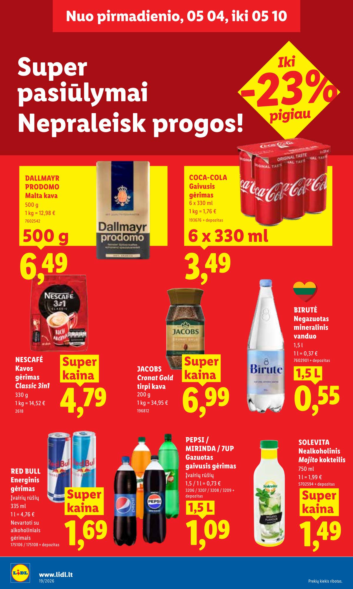 Lidl - LIDL SAVAITĖS Maisto prekių akcijų leidinys 22 puslapis