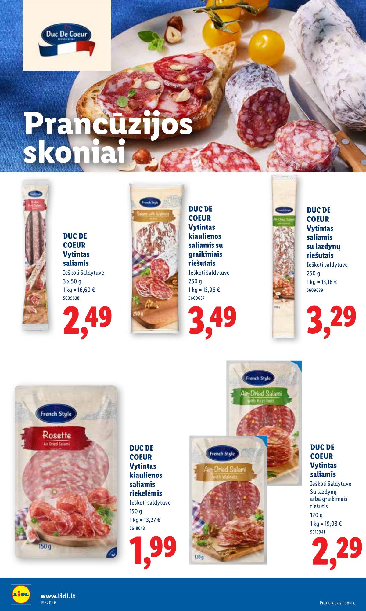 Lidl - LIDL SAVAITĖS Maisto prekių akcijų leidinys 26 puslapis