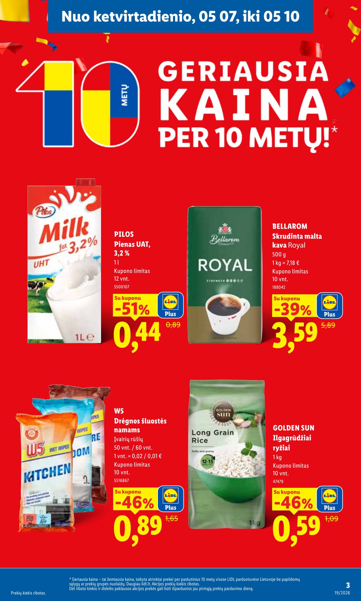 Lidl - LIDL SAVAITĖS Maisto prekių akcijų leidinys 3 puslapis