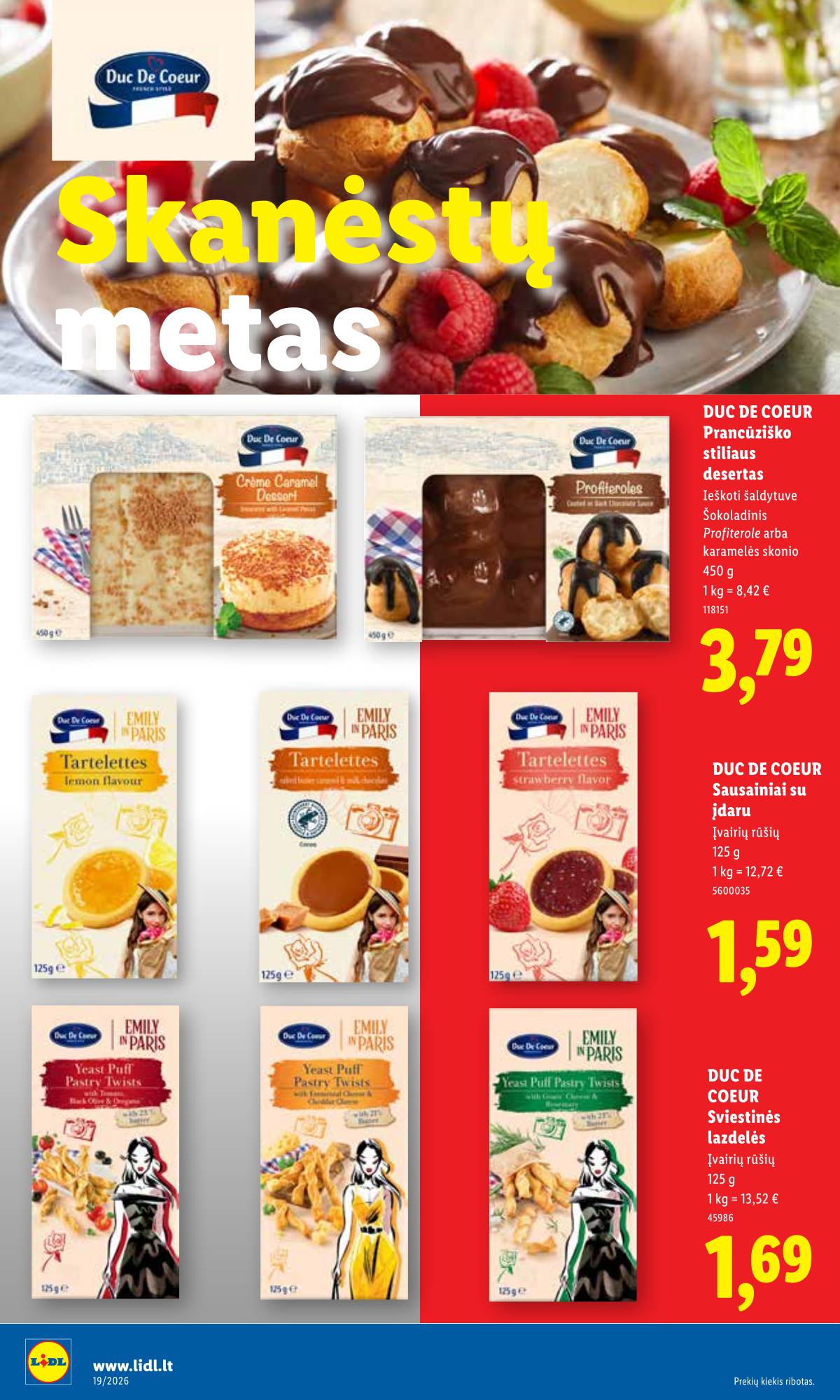 Lidl - LIDL SAVAITĖS Maisto prekių akcijų leidinys 30 puslapis