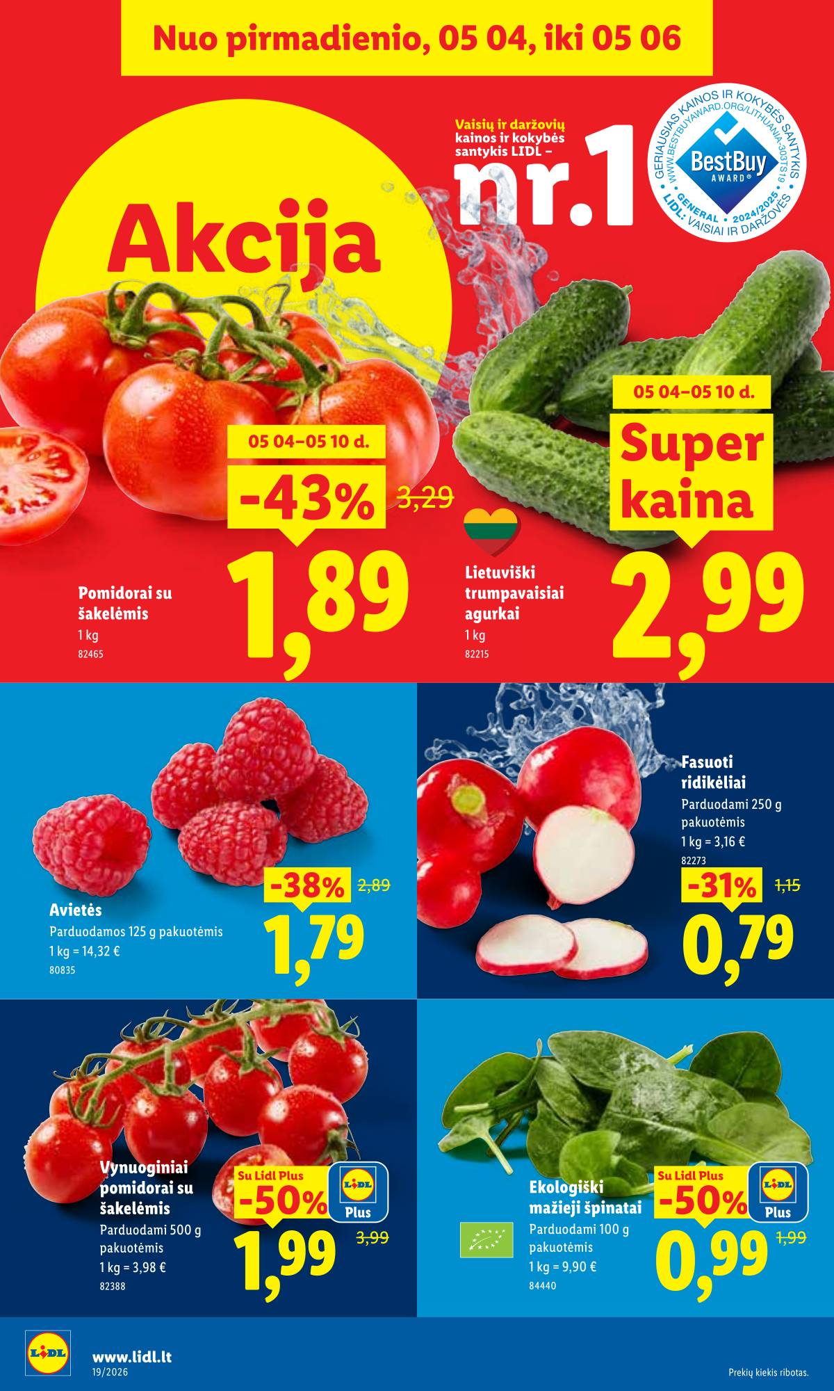 Lidl - LIDL SAVAITĖS Maisto prekių akcijų leidinys 4 puslapis