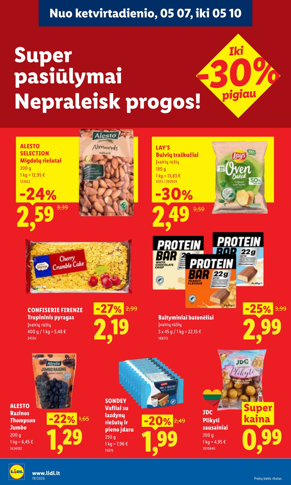 Lidl - LIDL SAVAITĖS Maisto prekių akcijų leidinys 46 puslapis