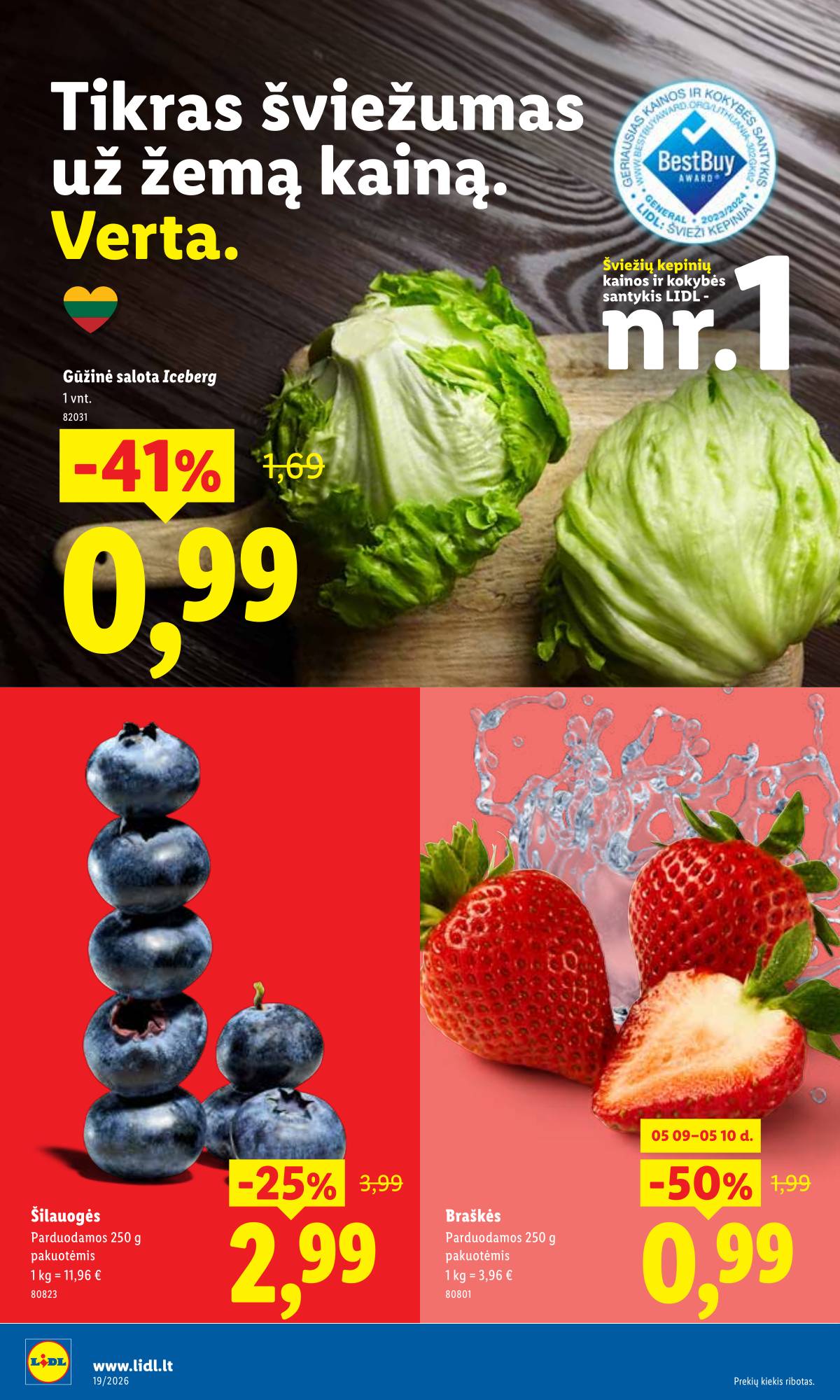 Lidl - LIDL SAVAITĖS Maisto prekių akcijų leidinys 48 puslapis