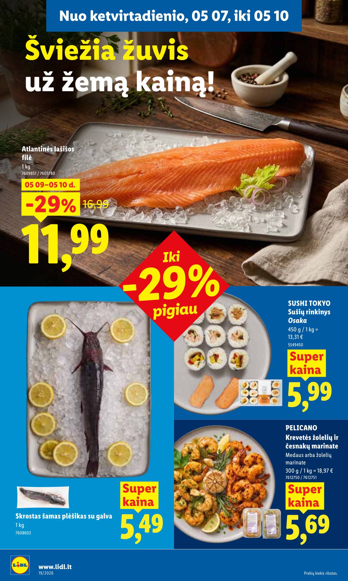 Lidl - LIDL SAVAITĖS Maisto prekių akcijų leidinys 50 puslapis