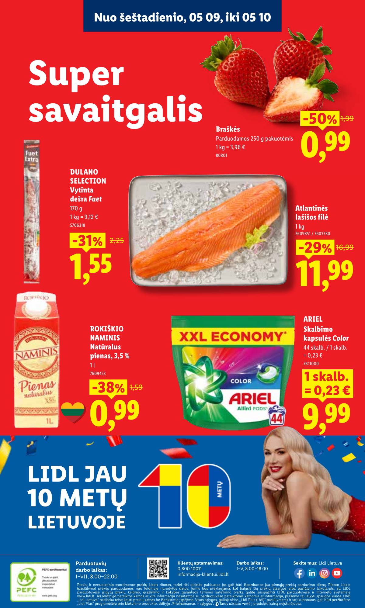 Lidl - LIDL SAVAITĖS Maisto prekių akcijų leidinys 52 puslapis