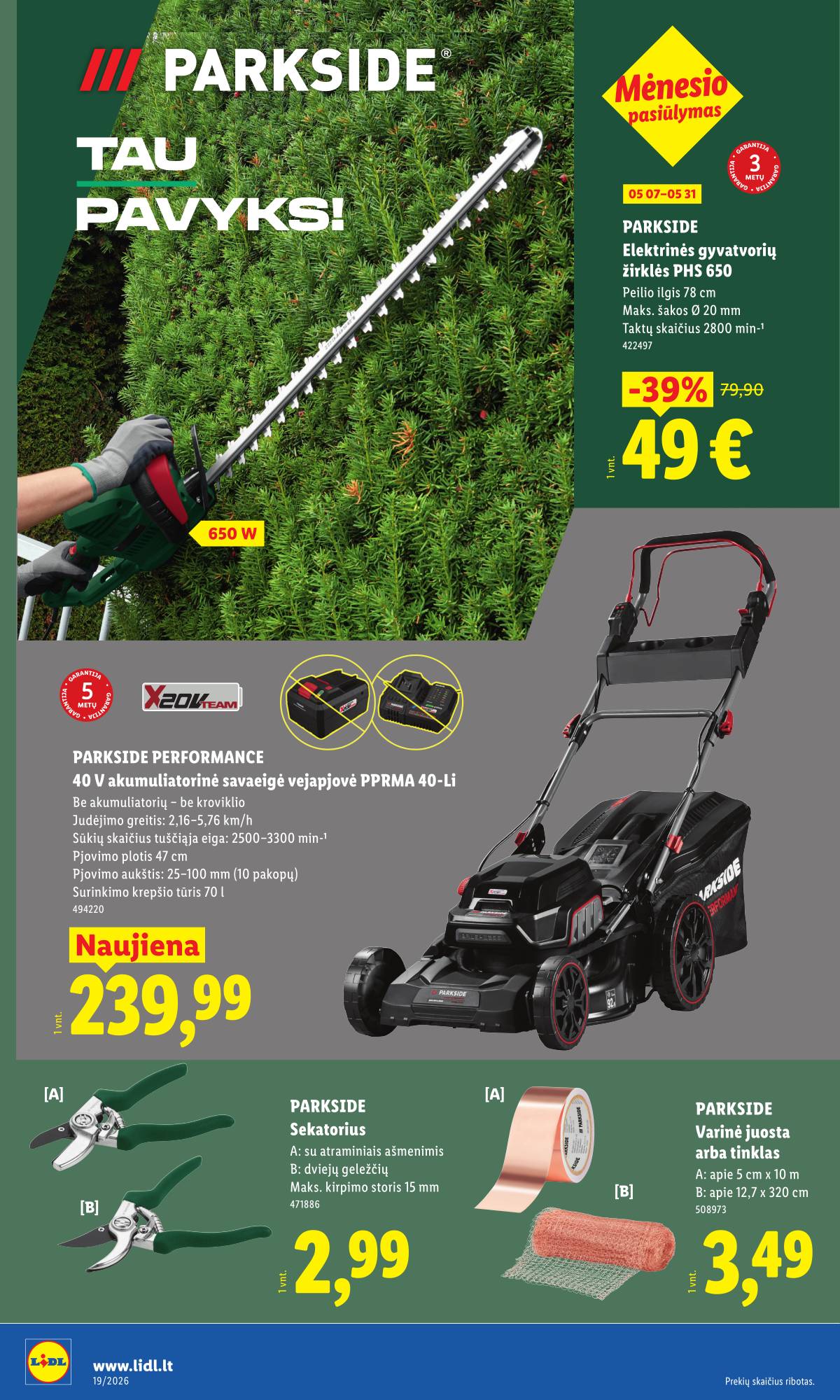 Lidl - LIDL Ne maisto prekių akcijų leidinys 22 puslapis