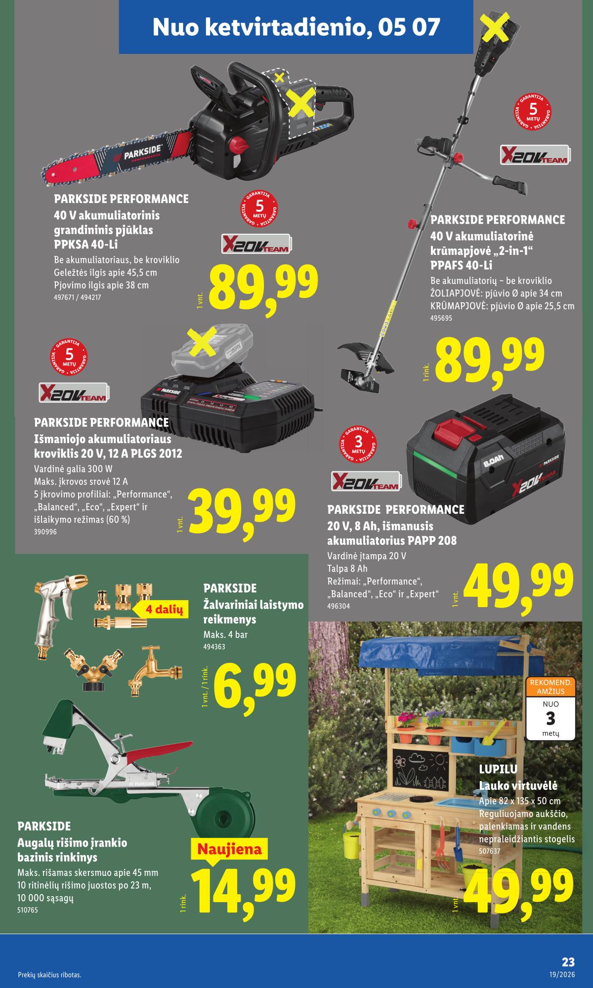 Lidl - LIDL Ne maisto prekių akcijų leidinys 23 puslapis