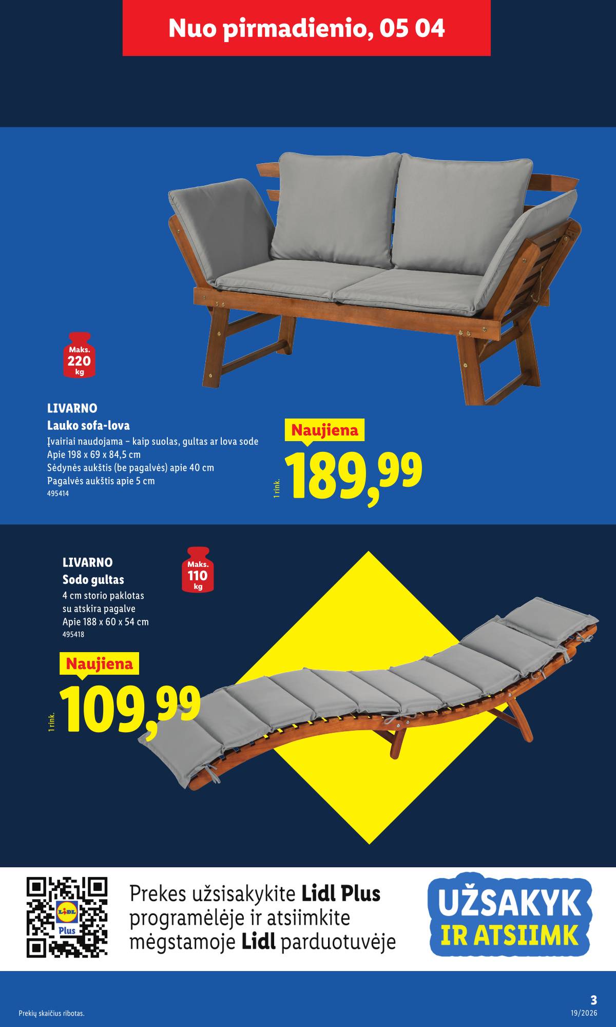 Lidl - LIDL Ne maisto prekių akcijų leidinys 3 puslapis