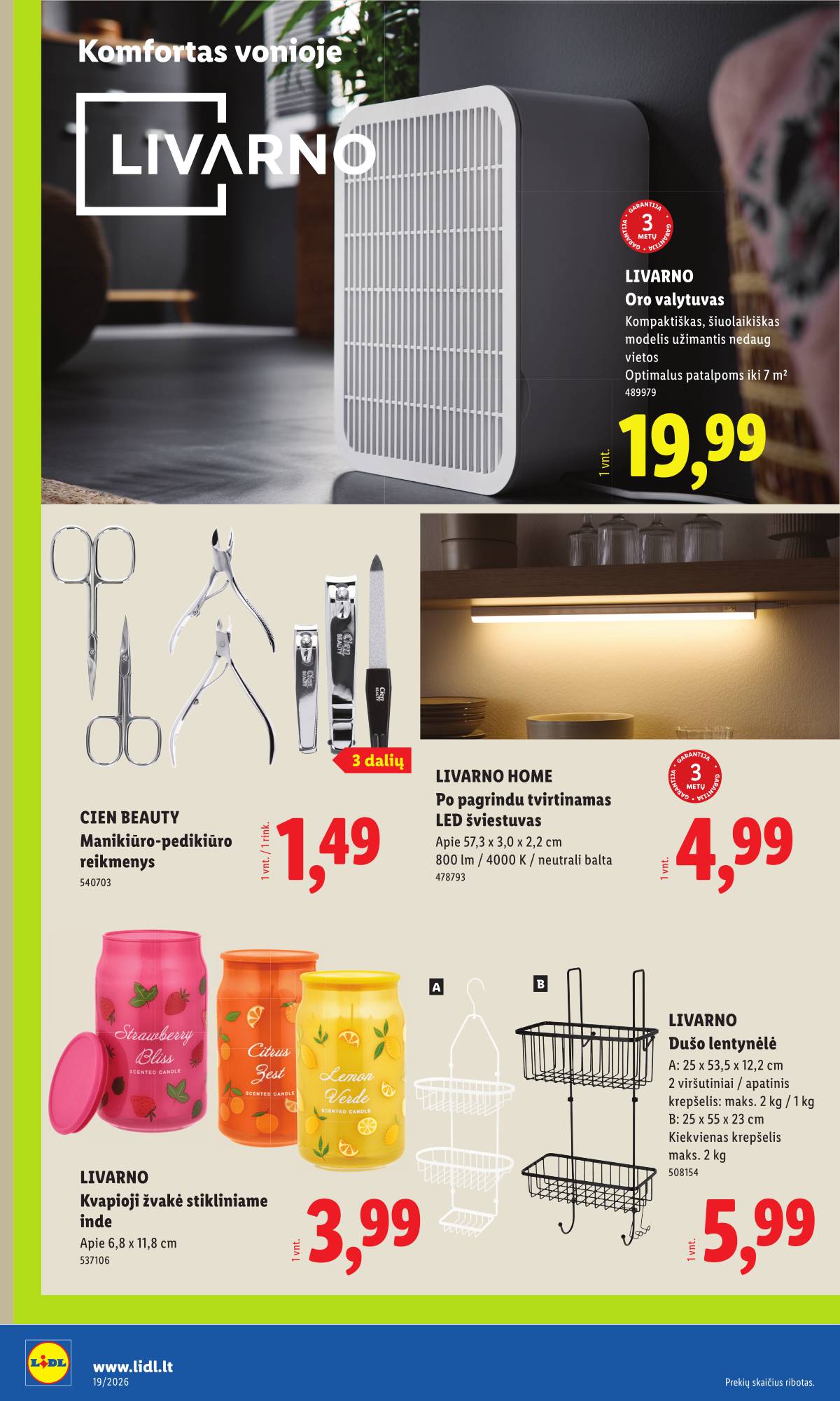 Lidl - LIDL Ne maisto prekių akcijų leidinys 6 puslapis