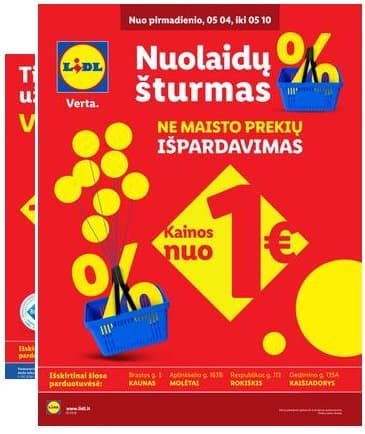Lidl - Keturiose LIDL parduotuvėse! 2026-05-04 – 2026-05-10