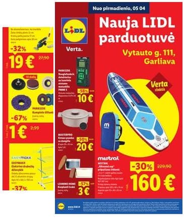 Lidl - Antrasis LIDL nuo Pirmadienio akcijų leidinys 2026-05-04 – 2026-05-10