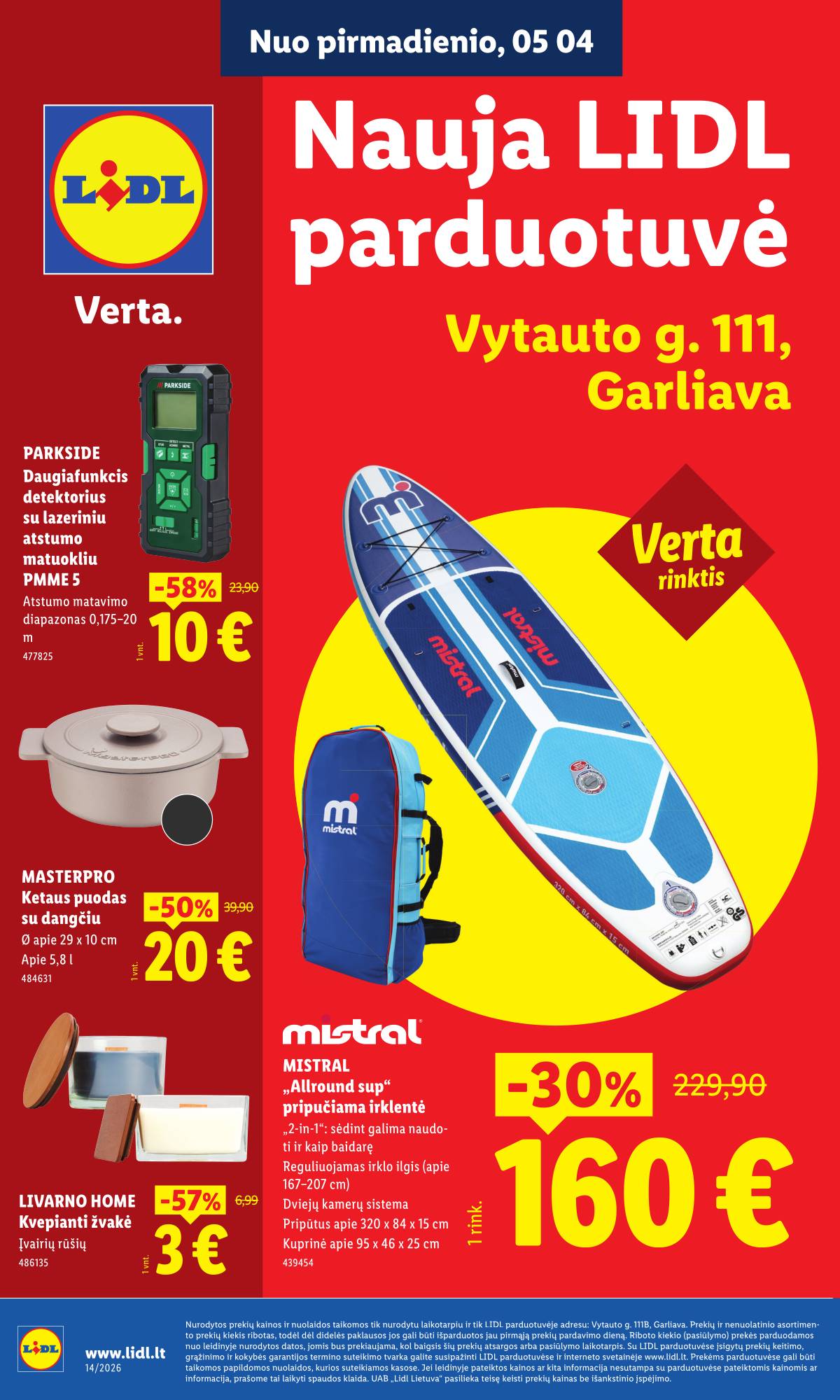 Lidl - Antrasis LIDL nuo Pirmadienio akcijų leidinys 1 puslapis