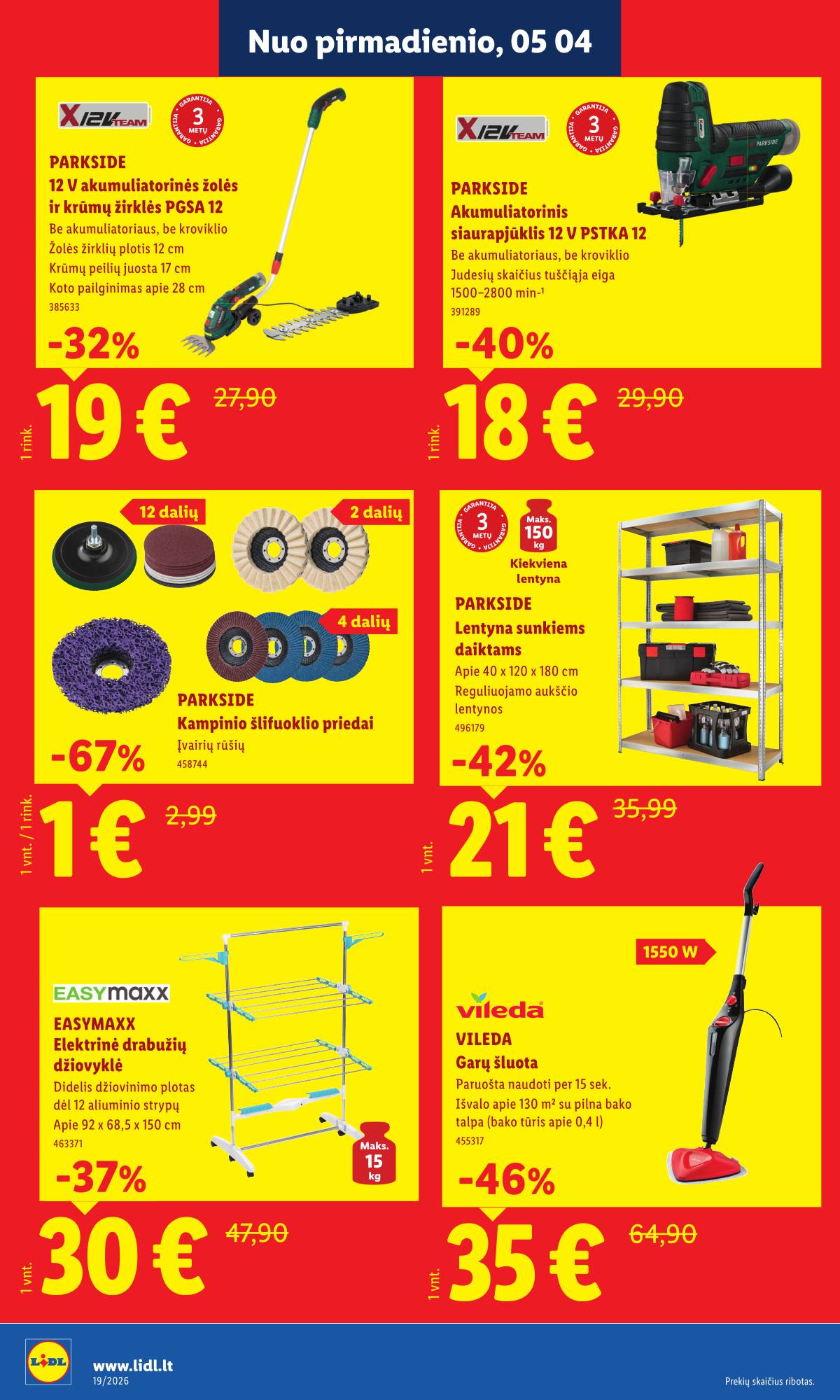 Lidl - Antrasis LIDL nuo Pirmadienio akcijų leidinys 2 puslapis