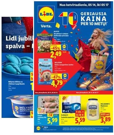 Lidl - LIDL SAVAITĖS Maisto prekių akcijų leidinys 2026-05-11 – 2026-05-17
